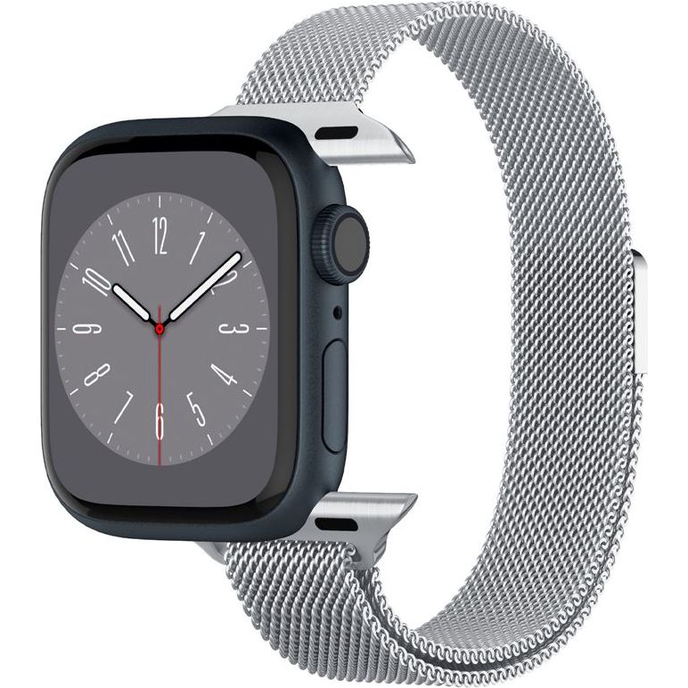 Pasek Spigen Metal Fit do Apple Watch 41/40/38 mm, srebrny